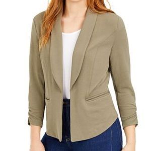 Bar III | Ruched-Sleeve Blazer *NWT*